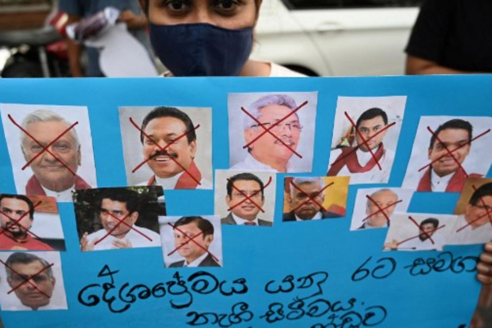 Following anti-government protests against the ongoing economic crisis, the Sri Lankan Cabinet resigned en masse on Sunday night, except Prime Minister Mahinda Rajapaksa.